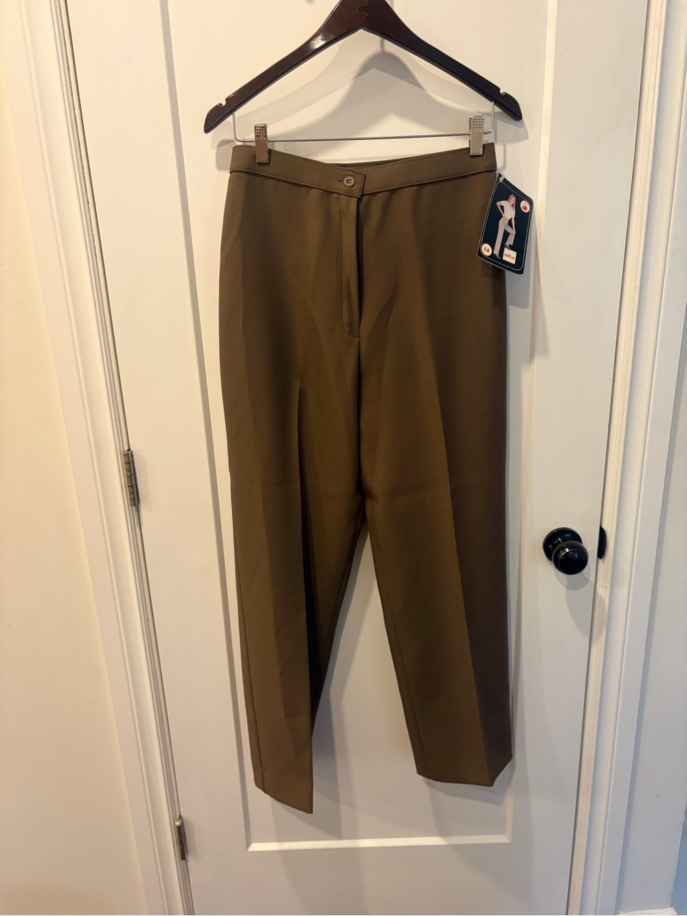 FREE Classic vintage Straight-Leg women’s Pants brown